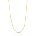Catena traversino vuota oro giallo 18kt 2mm 60cm