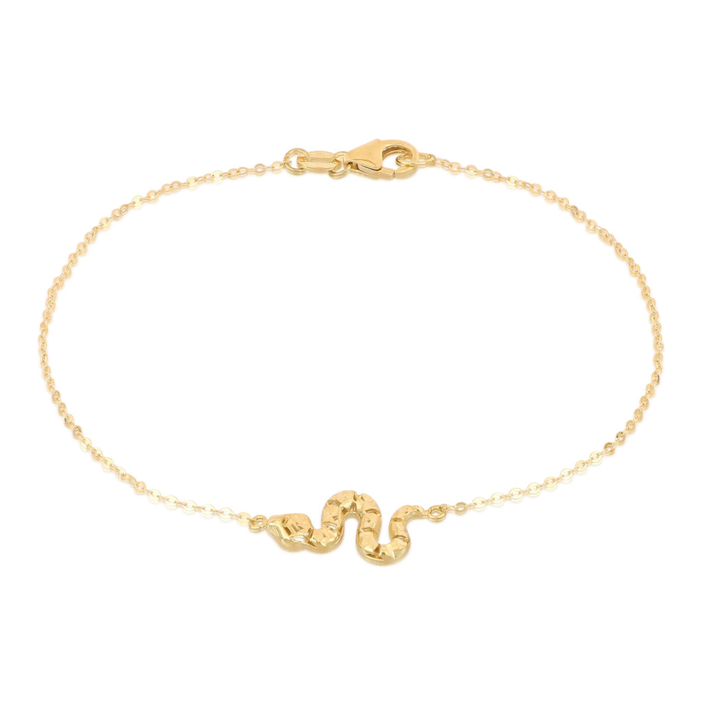 Bracciale serpente oro giallo 18kt 9mm 19,5cm