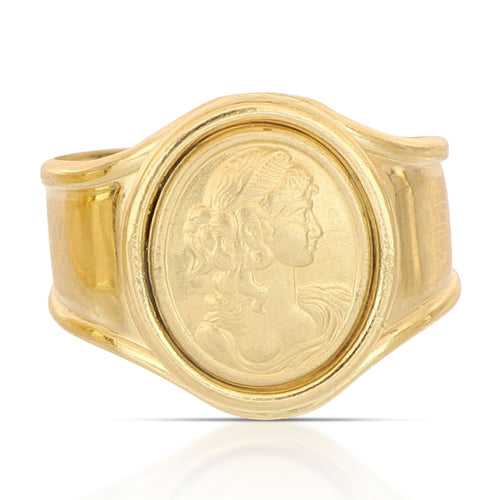 Anello Dea regolabile mis. 2 oro giallo 18kt