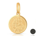Medaglia San Cristoforo mis. 1 oro giallo 18kt Ø 1,2cm