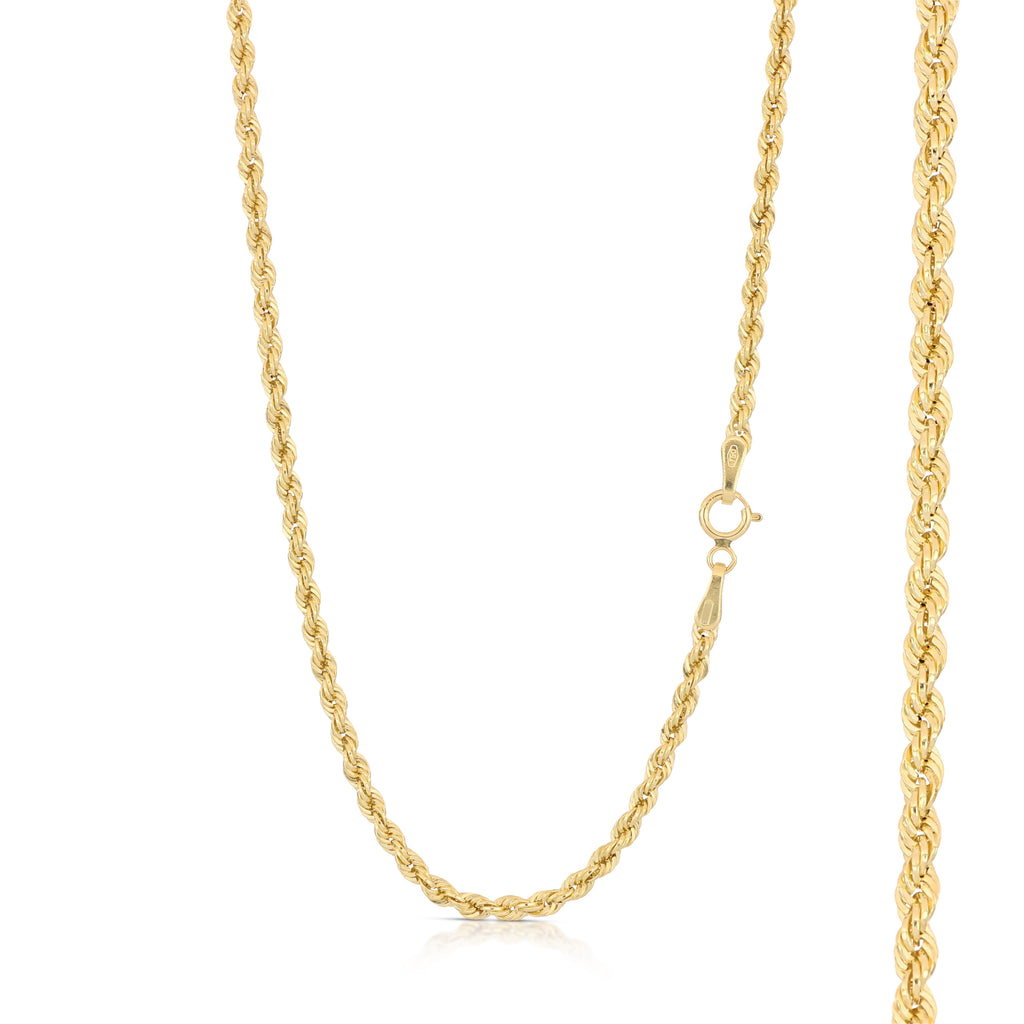 Girocollo fune oro giallo 18kt 2,1mm 50cm