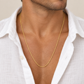 Girocollo fune oro giallo 18kt 2,6mm 60cm