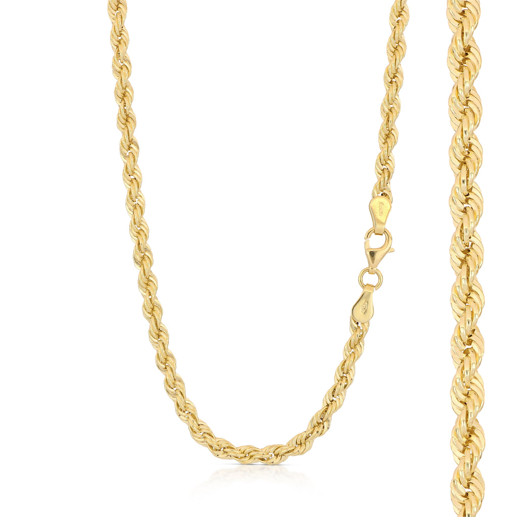 Girocollo fune oro giallo 18kt 3,2mm 60cm